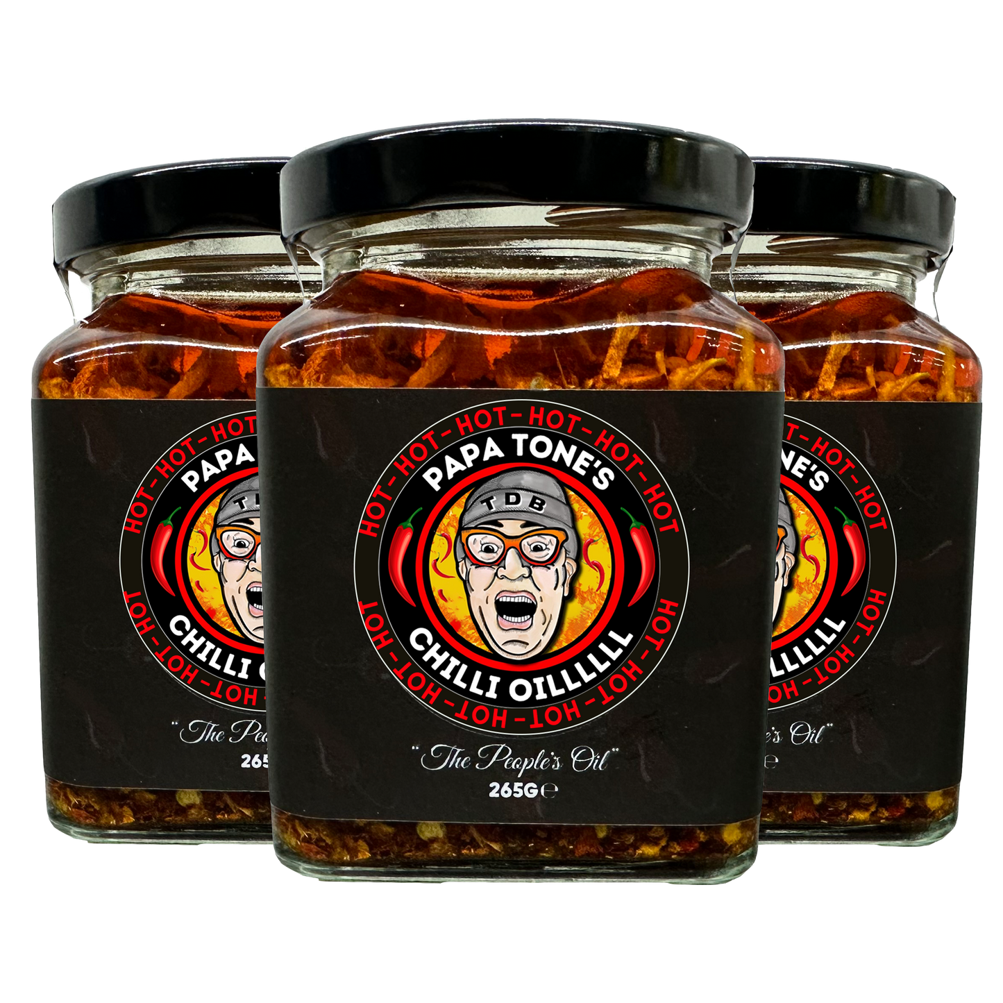 Papa Tones Chilli Oil - HOT